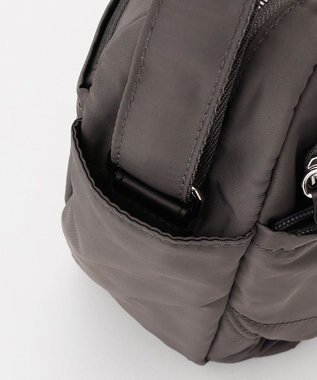 Y'SACCS ポリエステルツイル ショルダーバッグ ダークグレー