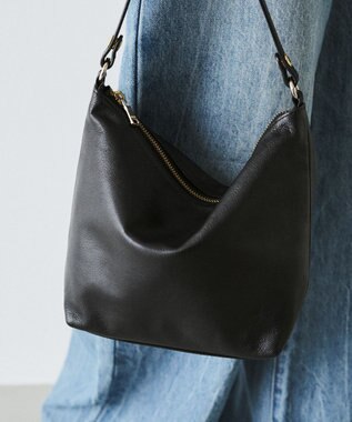 russet ソフトレザーシンプルショルダーバッグ (CE-1328-WEB) Black