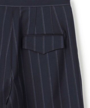 BEIGE， 【セットアップ対応】GEORGE / ウールストライプ  ツータックパンツ Navy Stripes