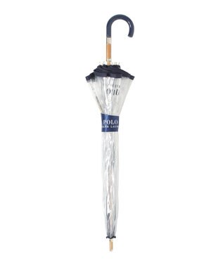 MOONBAT POLO RALPH LAUREN（ポロ ラルフローレン) ビニール傘 TPU×SEASONAL BEAR 雨傘 長傘 ネイビーブルー