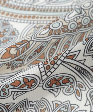 Green Parks ペイズリースカーフ Navy