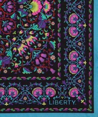 LIBERTY. ロデン シルクツイル スカーフ 45 ブラック