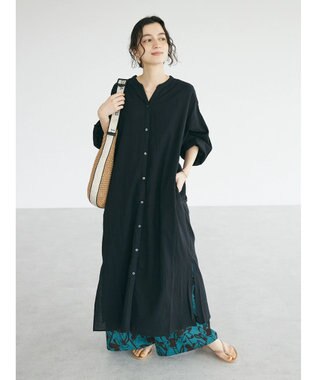 CRAFT STANDARD BOUTIQUE ジョーゼットワンピース Black