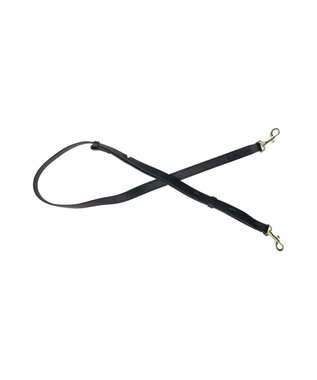 INTER-CHAUSSURES 【LORISTELLA】シュリンクレザーハンドバッグ ブラック