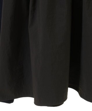 Green Parks ミニ裏毛異素材ドッキングロゴプルオーバー Charcoal Gray