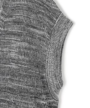 ICB 【洗える】ルレックスベースダイ プルオーバーニット シルバー系7