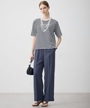 ICB 【30th ANNIVERSARY】 PARIS ボーダーTシャツ ブラック×オフホワイト
