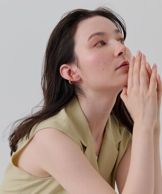 Phoebe 〈シリーズ累計販売10000点突破！〉〈金属アレルギー対応〉ミニフープピアス/サージカルステンレス　ゴールド ゴールド