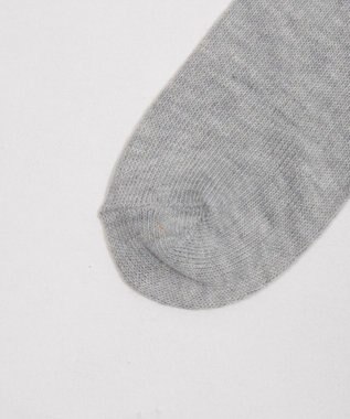 WEGO 刺繍ロゴローゲージゆるリブソックス ライトグレー