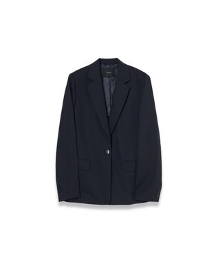 JOSEPH 【WEB＆OUTLET限定】テイラーウールブレンド　シングルブレストジャケット Navy
