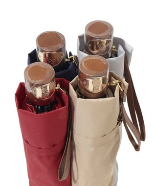 MOONBAT POLO RALPH LAUREN 【日本製】折りたたみ傘 POLO BEARジャカード レッド