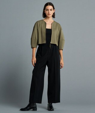 uncrave リブ キャミソール(カップ付き) ブラック