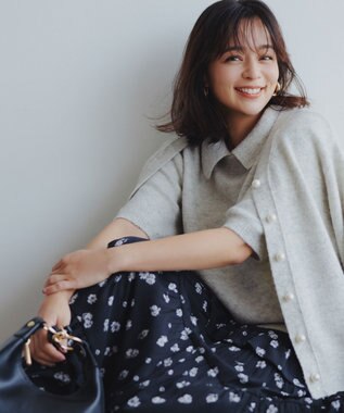 組曲 【加藤ローサさん着用】キャットショルダー バッグ ブラック系