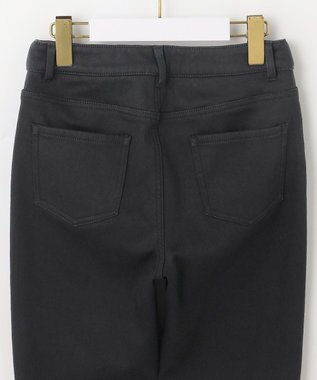 ANY SIS 【洗える/裏起毛】スフレ デニム ブラック