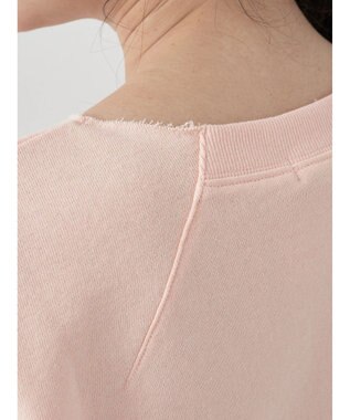 earth music&ecology デザインネックウラケプルオーバー Pink Orange