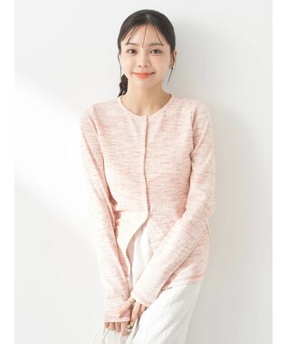 earth music&ecology メランジリブカーディガン