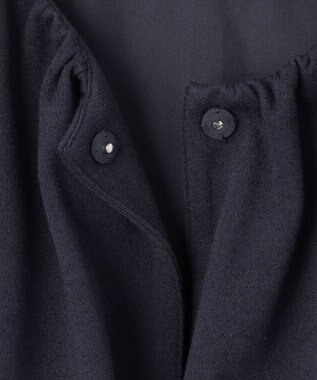 #Newans 【セレモニーにも/洗濯機可】バルーンヘムライトブルゾン​ ネイビー