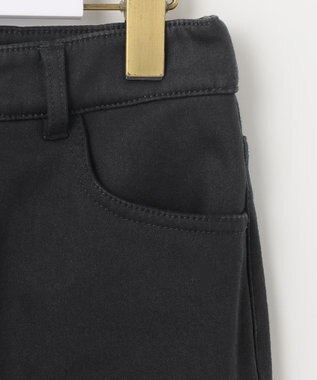 ANY SIS 【洗える/裏起毛】スフレ デニム ブラック