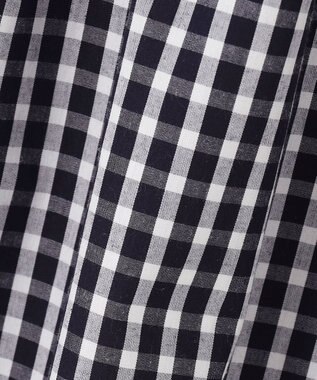 ANY KIDS ニットベスト × ワンピース セット ネイビー×ギンガム