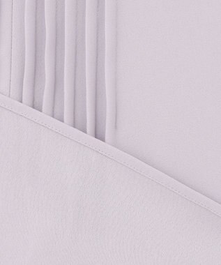 23区 S 【洗える】 バックサテンアムンゼン キーネック ブラウス ライラック系