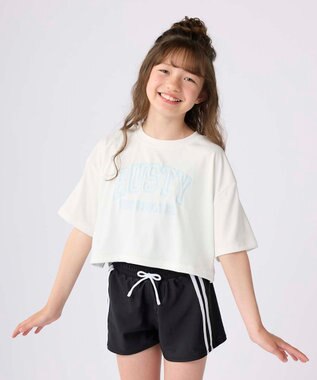 OP／FILA 【RUSTY】Ｔシャツ付きセパレート水着3点セット オフホワイト