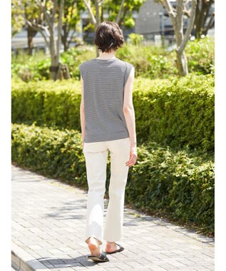 AMERICAN HOLIC ショルダータックノースリーブプルオーバー Border Navy