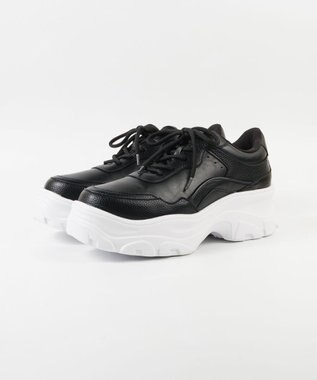 BONTRE 【pied du lapan/ピエドラパン】厚底軽量スニーカー/50748ZI ブラック