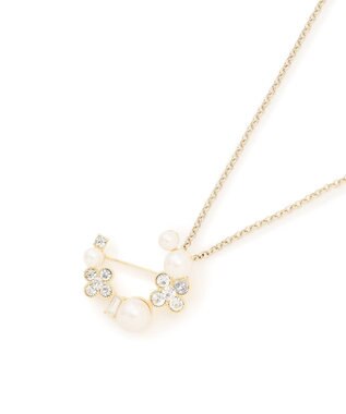 TOCCA WITH FLORA 2WAY BROOCH NECKLACE ブローチネックレス ゴールド系