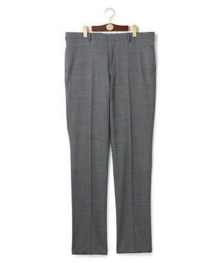 J.PRESS MEN 【KING SIZE】【洗える / 高通気性 / ストレッチ性 / 防シワ】プレーンウィーブ スラックス / ノータック ライトグレー系