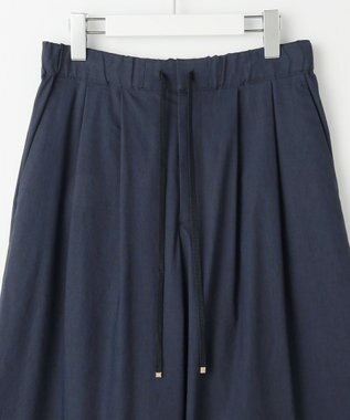 自由区 ファンクショナル2タックワイド パンツ ネイビー