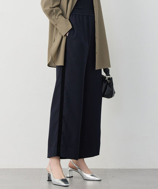 ICB L ベルベットライン トラックワイドパンツ