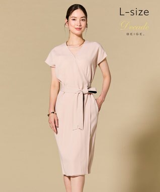 BEIGE， 【Lsize・セットアップ対応】CINDY / ラップドレス