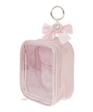 Maison de FLEUR EC限定ピンクマニアクリアポーチS Pink