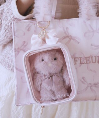 Maison de FLEUR EC限定ピンクマニアクリアポーチS Light Pink