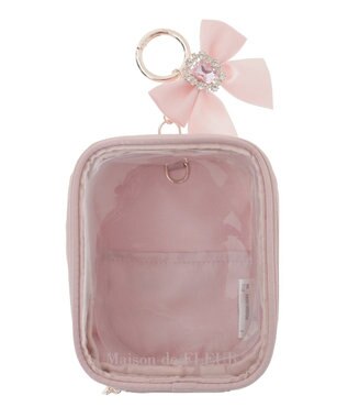 Maison de FLEUR EC限定ピンクマニアクリアポーチS Pink