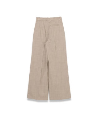 JOSEPH メランジストライプ　トラウザーズ Affogato