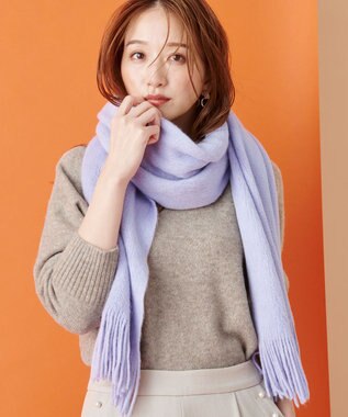 ANY SIS 【Oggi1月号掲載】ラッセルソフトタッチ ストール ラベンダー