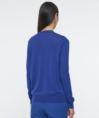 JOSEPH 【洗える】キャッシュエアー　Vネックニット Cobalt