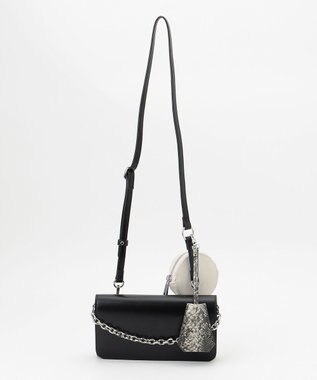 ICB 【マルチウェイ】３ピースショルダーバッグ ブラック系