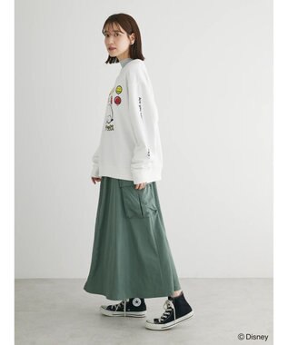 Green Parks ベイマックス／グラフィック裏毛プルオーバー White