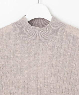 J.PRESS LADIES 【洗える】KNIT BASIC ハイネック ニット ベージュ系