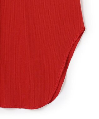 uncrave ヴィンテージリブ 2WAYトップス レッド