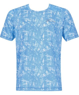 CW-X 【MEN】 CW-X トップス 【薄軽ランニングシャツ】 半袖 3分袖 Ｕネック 吸汗速乾性(本体) メンズ DLO155 /ワコール