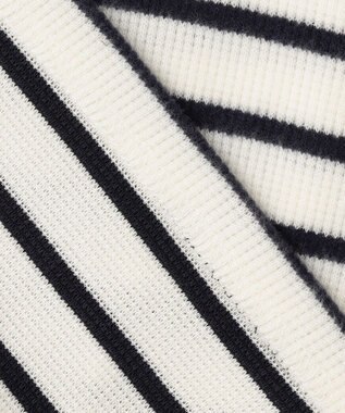 23区GOLF 今シーズンはボーダー柄も仲間入り！【MEN】【吸湿発熱】グランサーモボーダー カットソー アイボリー系1