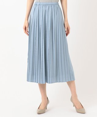 J.PRESS LADIES 【洗える】ワンピ＋プリーツスカート ツインセットワンピース ネイビー系