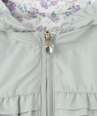 ANY KIDS フード取り外し リバーシブル ブルゾン ミント