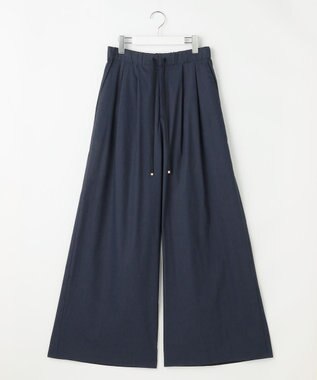 自由区 ファンクショナル2タックワイド パンツ ネイビー