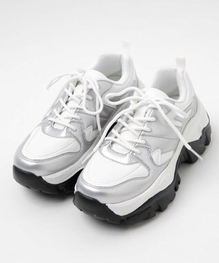 WEGO 厚底ダッドスニーカー シルバー