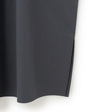 ICB L 【接触冷感・UVカット・洗える】RENUソフトタイプライター バンドカラーワンピース ネイビー×トープ系