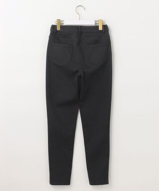 ANY SIS 【洗える/裏起毛】スフレ デニム ブラック